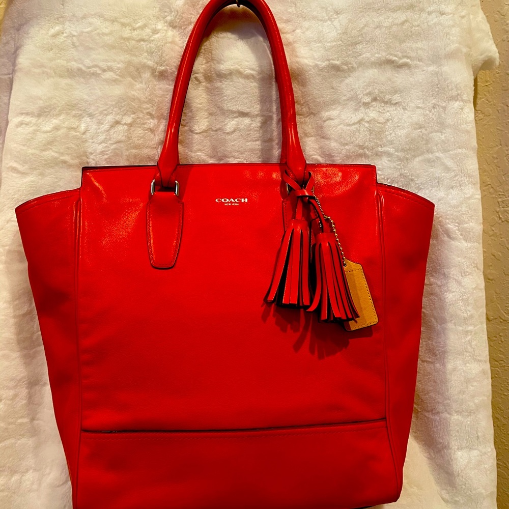 Coach Tote. Large enough for an IPAD or small laptop.